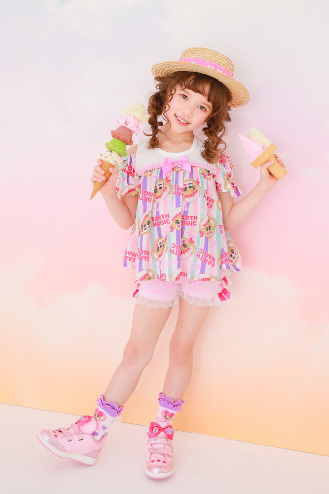 アースマジック EARTHMAGIC AラインTシャツ 肩あき マリーンマフィー総 