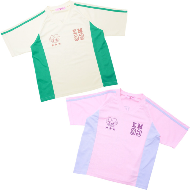 VネックスポーティーTシャツ