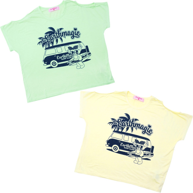 肩開きビッグTシャツ